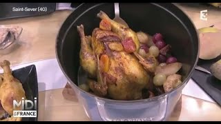 RECETTE  Poularde de Saint Sever aux fruits dAutomne [upl. by Miharba]