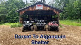 Haliburton ATV  Dorset To Algonquin Shelter ATV Trail Ride PART 2 [upl. by Esil]