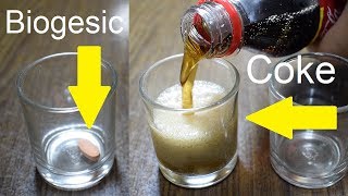 Coke  Paracetamol Medicine  Science Experiment [upl. by Honna975]