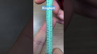 How to make a Ringbolt paracord bracelet shorts 매듭 파라코드 tutorial knot 마크라메 macrame diy [upl. by Nytsrik600]