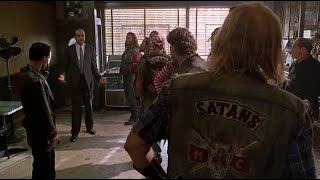 A Bronx Tale 1993  Biker Bar Fight Scene [upl. by Cassie777]