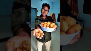 suji ke crispy pani puri recipe 😋 minivlog shorts shortvideo youtubeshorts [upl. by Ellehcal367]