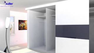 How to install Wardrobe Sliding Doors with Bullers Mars System Track kit  DIY Tutorial [upl. by Anisor]