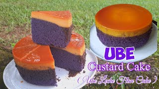 Ube Leche Flan Ube Custard Cake The Most Deliciously Sinful Cake You Will Ever Eat [upl. by Masao]