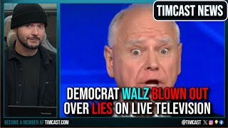 Tim Walz BLOW OUT Over LIES On LIVE TV Real Time Fact Check Has Democrat STUMBLING [upl. by Hollister]