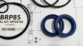 Montabert BRP85 BRP 85 BRH85 SEAL KIT MT92762 DIAPHRAGM MEMBRANE [upl. by Mathre]