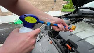 How to Refill Your Cars AC Refrigerant  StepbyStep Guide [upl. by Nnyleuqaj]