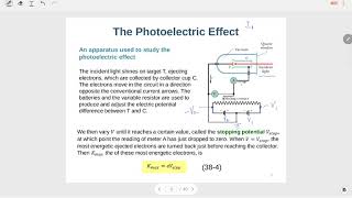 Physics II  Chap 38 Photons and Matter Waves  Part I  Fall 2020 [upl. by Legge]