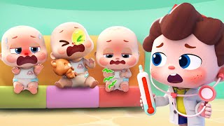 Ten Little Babies Got Sick  Baby Care  Learn Numbers  Nursery Rhymes amp Kids Songs  BabyBus [upl. by Jacoby]