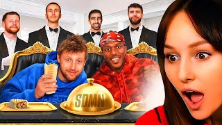 Freya Reacts to KSI amp W2S CONTROL THE SIDEMEN FOR A DAY [upl. by Ajani]