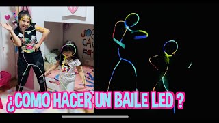 COMO HACER UN BAILE LED  LOS DESTRAMPADOS  FATIMA Y CAELI [upl. by Esinnej]