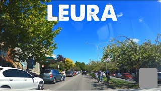 LEURA NSW Blue Mountains Australia 2021 Main Street and town centre and Aerial vision near Leura [upl. by Ahsikrats]