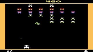 Galaxian for 2600  Best Shmups Games Atari 1983 [upl. by Aicilif]