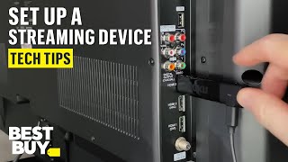 How to Add a Streaming Device to Your TV  Tech Tips from Best Buy [upl. by Llenyl971]