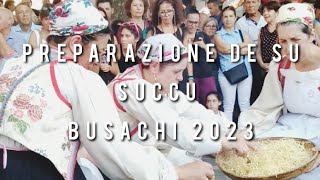 busachi Preparazione de su succu Busachi 2023 sardegna [upl. by Huei]