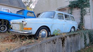 Vw Rescue  Sitting for Years  Volkswagen Type 3 Squareback [upl. by Akyssej]