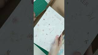 my first book planner🥰 dailyroutine productivityplanner journalbook 2024planner planner2024 [upl. by Siuqaj]