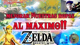 Como MEJORAR nuestras ROPAS y ARMADURAS al MÁXIMO  Razz  Zelda  Breath of the Wild [upl. by Molton]