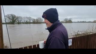 The Severn Bore 132324 The only 5 star Bore of the year video taken from The Severn Bore Inn [upl. by Marcelia]