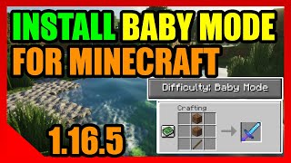 How To Install Baby Mode For Minecraft 1165 [upl. by Sirkin]