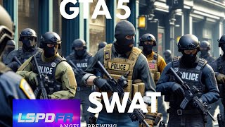 GTA 5 LSPDFR  SWAT Pacific Standard Bank Robbery  Assorted Callouts Showcase [upl. by Dodson389]