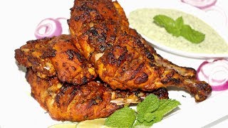 തന്തൂരി ചിക്കൻ  Restaurant Style Tandoori Chicken  Indian Style Grilled Chicken in Oven [upl. by Pruter]