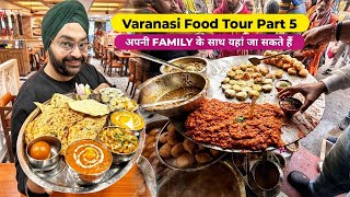 The Most Iconic Street Food in Varanasi  Best Veg Restaurant Varanasi  Varanasi Food Tour Part 5 [upl. by Enyrehtac]