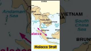 Malacca Strait shorts mapping geography [upl. by Carlstrom581]