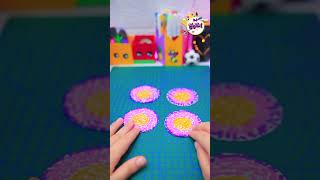 احلى واسهل ورده من المناديل🌸 اختراع shorts diy recycling craft art ideas fyp [upl. by Ahsieker]