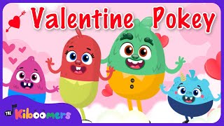 Valentine Hokey Pokey Song  The Kiboomers Valentines Day Songs for Preschoolers [upl. by Luke336]