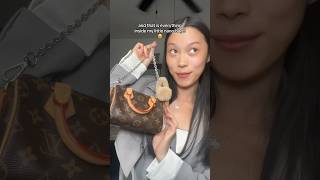 what’s in my ✨luxury✨ bag Louis Vuitton Nano Speedy [upl. by Akenehs]