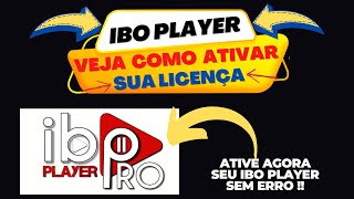 Como ativar licença IBO PLAYER PRO  Descubra tudo ATUALIZADO 2024 [upl. by Attenej451]