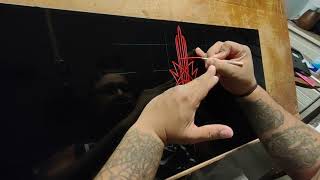 Pinstriping Design Tutorial [upl. by Sanson443]