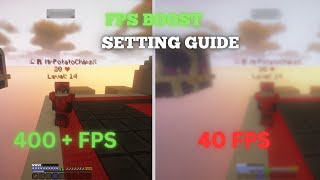 BEST Setting For Minecraft 189  1500 FPS 2024 [upl. by Meridel]