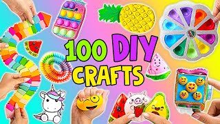 🤩LIVE WOW 100 DIY Easy Crafts To Surprise Your Friends🎨 [upl. by Wertz]