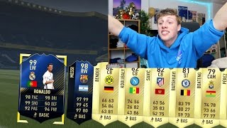 TOTY RONALDO  TOTY MESSI IN THE SAME PACK OPENING  FIFA 17 [upl. by Alliw]