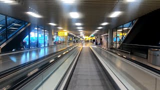 Transfer at Amsterdam Airport Schiphol  NL  D57 to D78  190424 [upl. by Annaitsirk]