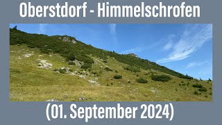 Oberstdorf Himmelschrofen 01 September 2024 ￼ [upl. by Arikahc]