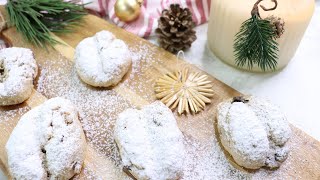 Authentic German Christmas Stollen  Moist amp Tender Stollen Bites [upl. by Htebzile]