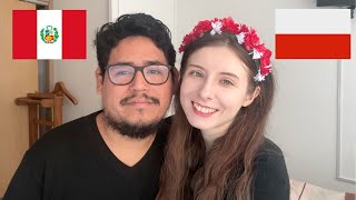 INTENTO los TRABALENGUAS MÁS DIFÍCILES EN ESPAÑOL CON MI NOVIO 🇵🇪🇵🇱❤️ [upl. by Akimrehs]