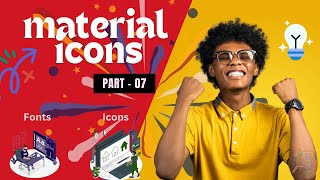 Icon Website Part 7  Material Icons IconDesign GraphicDesign designtools DesignTipsIconLibrary [upl. by Antoinette103]