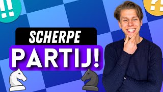 SUPER SCHERPE SCHAAKPARTIJ [upl. by Allerie]