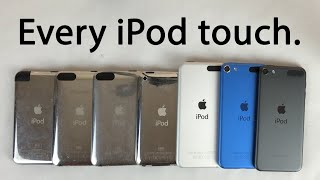 Reviewing Every iPod touch RIP iPod [upl. by Yatnwahs]