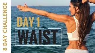 My Secret To Flatten Abdomen and Slim Your Waist  Waist Challenge Day 1 [upl. by Ahseket]