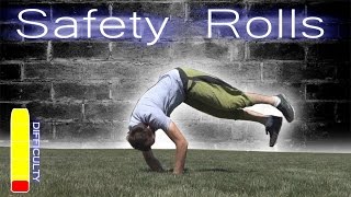 PARKOUR SAFETY ROLLS Tutorial  Forward Roll Side Roll Back Roll [upl. by Llertram]