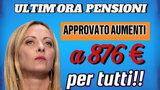 Confermato Aumento Pensioni e Nuova Quattordicesima Mensilità ultimora [upl. by Nashom710]