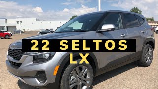 2022 Kia Seltos LX AWD review steel grey with black interior [upl. by Legnalos116]