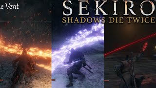 Sekiro  all Combat Arts with all weapon buffs Part 1 [upl. by Aniale]