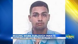 Missing work furlough inmate hunt on Oahu Law Enforcement seeks Rogelio Cabebe [upl. by Alvord]