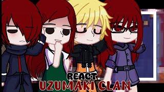 •Naruto friends react to Uzumaki clan•×🇧🇷🇺🇸🇪🇦 [upl. by Lsil]